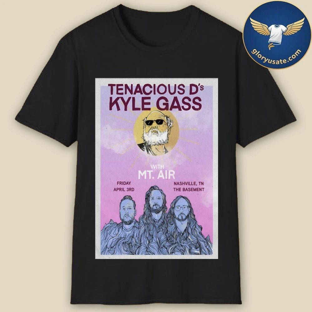 Kyle Glass With Mountain Air 4-3-2026 Nashville TN Poster Shirt