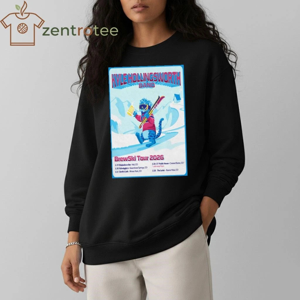Kyle HollingsWorth Band Brewski 2026 Tour tee