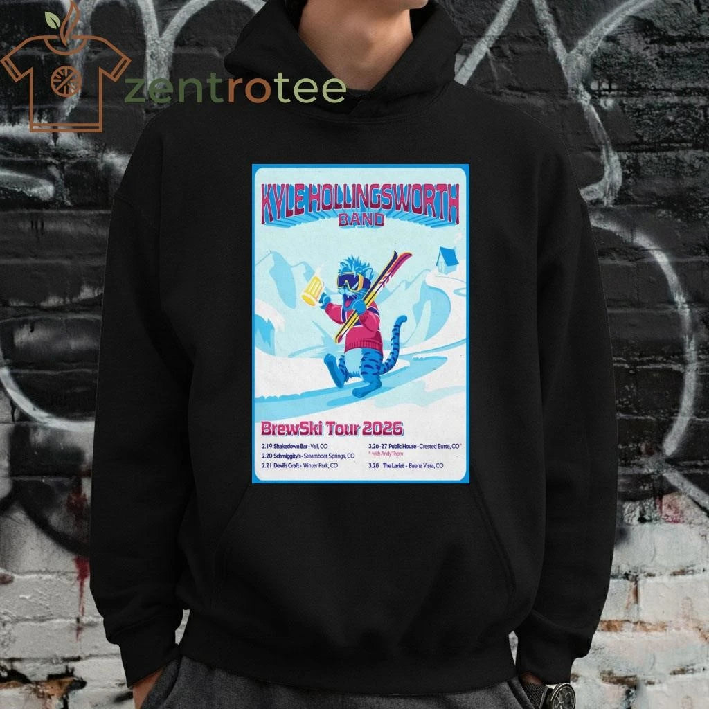Kyle HollingsWorth Band Brewski 2026 Tour tee