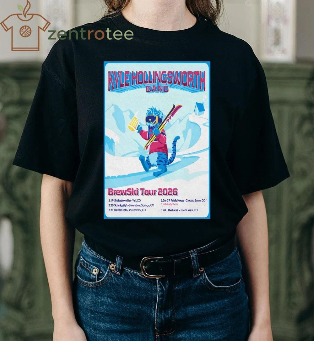 Kyle HollingsWorth Band Brewski 2026 Tour tee