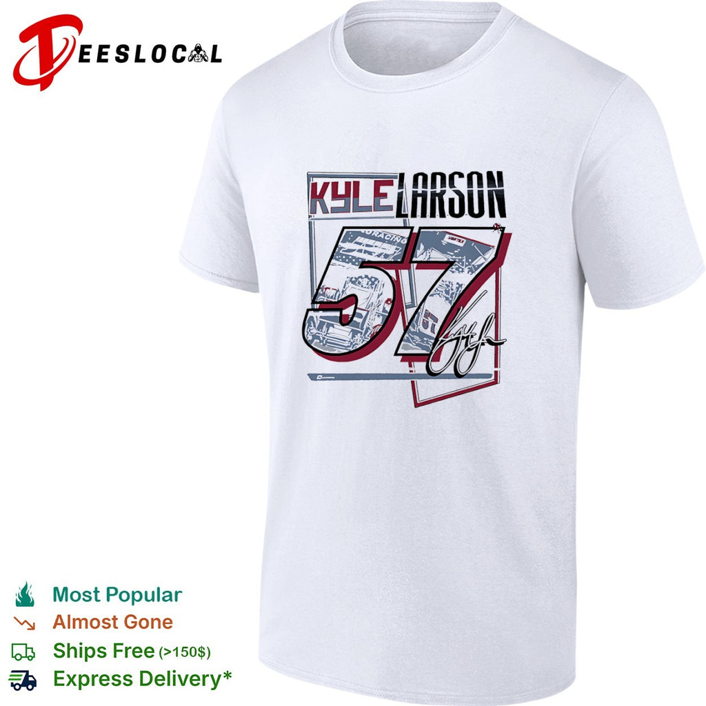 Kyle Larson sprint car 57 signature racing shirt