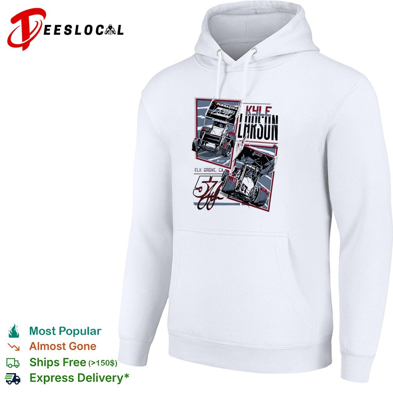 Kyle Larson sprint car racing Elk Grove CA shirt