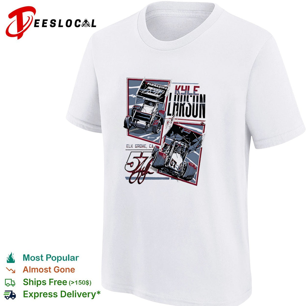 Kyle Larson sprint car racing Elk Grove CA shirt