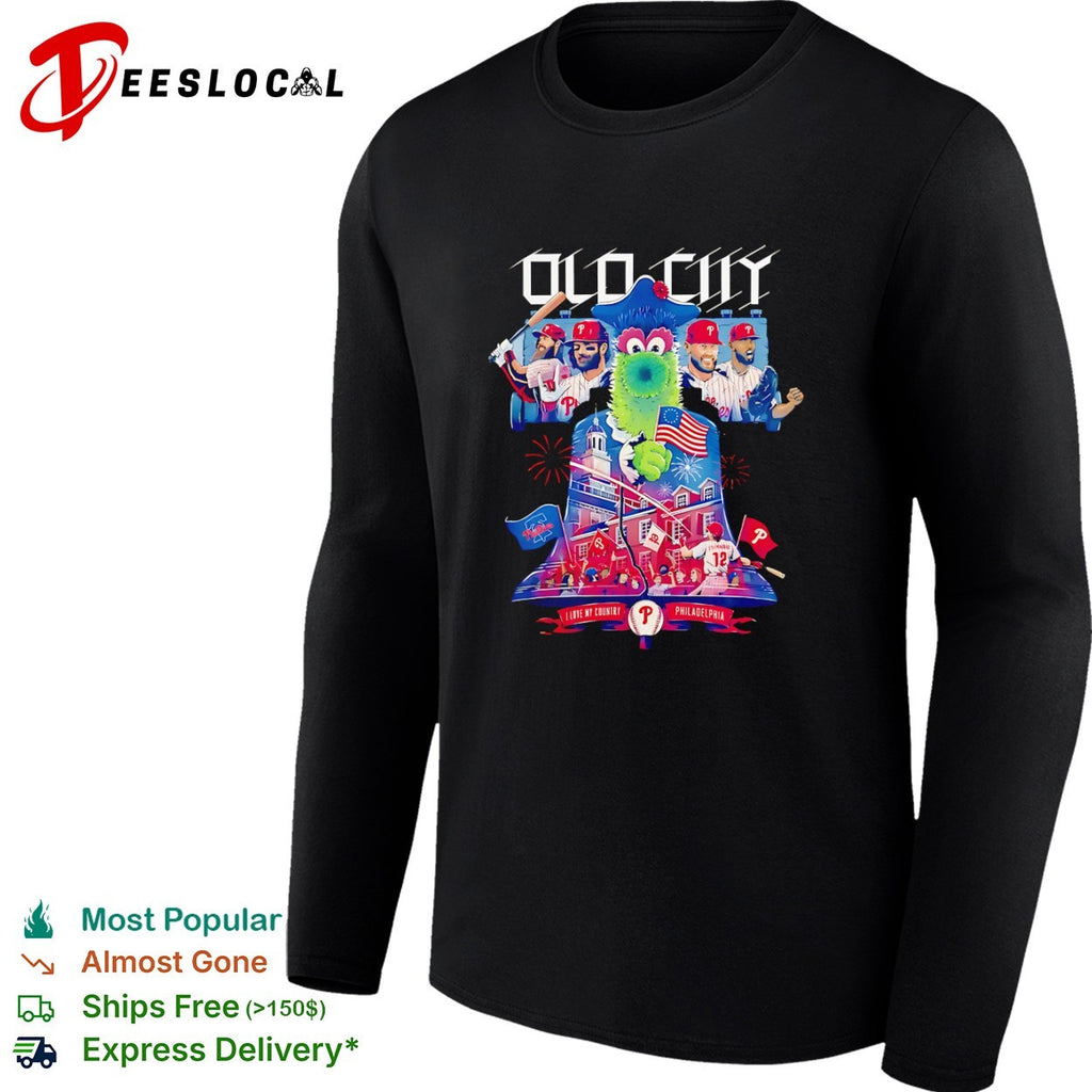 Kyle Schwarber Bryce Harper Trea Turner Philadelphia Phillies Old City I Love My shirt