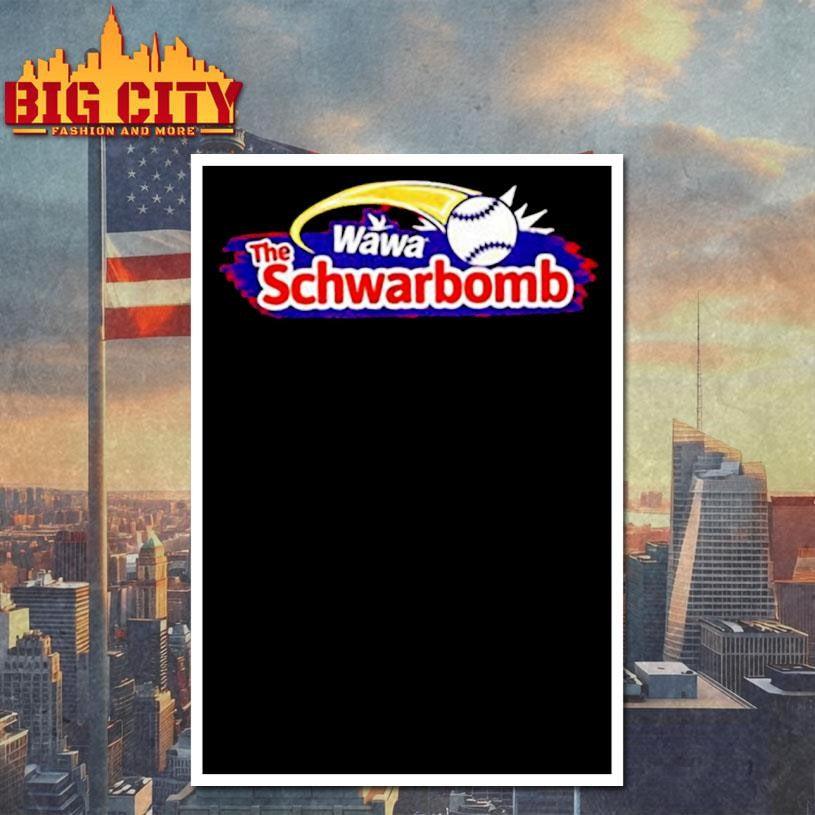 Kyle Schwarber Wawa The Schwarbomb logo shirt
