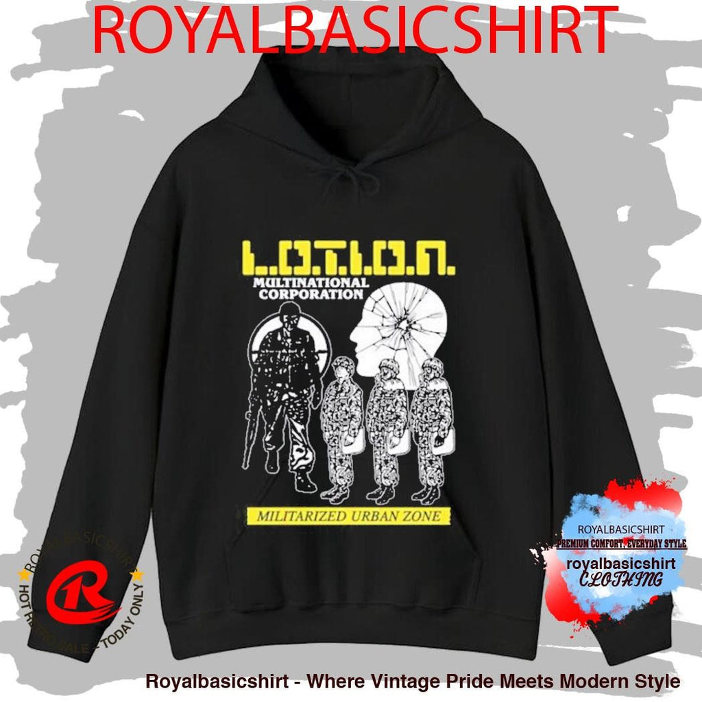 L.O.T.I.O.N. Multinational Corporation Militarized Urban Zone Shirt