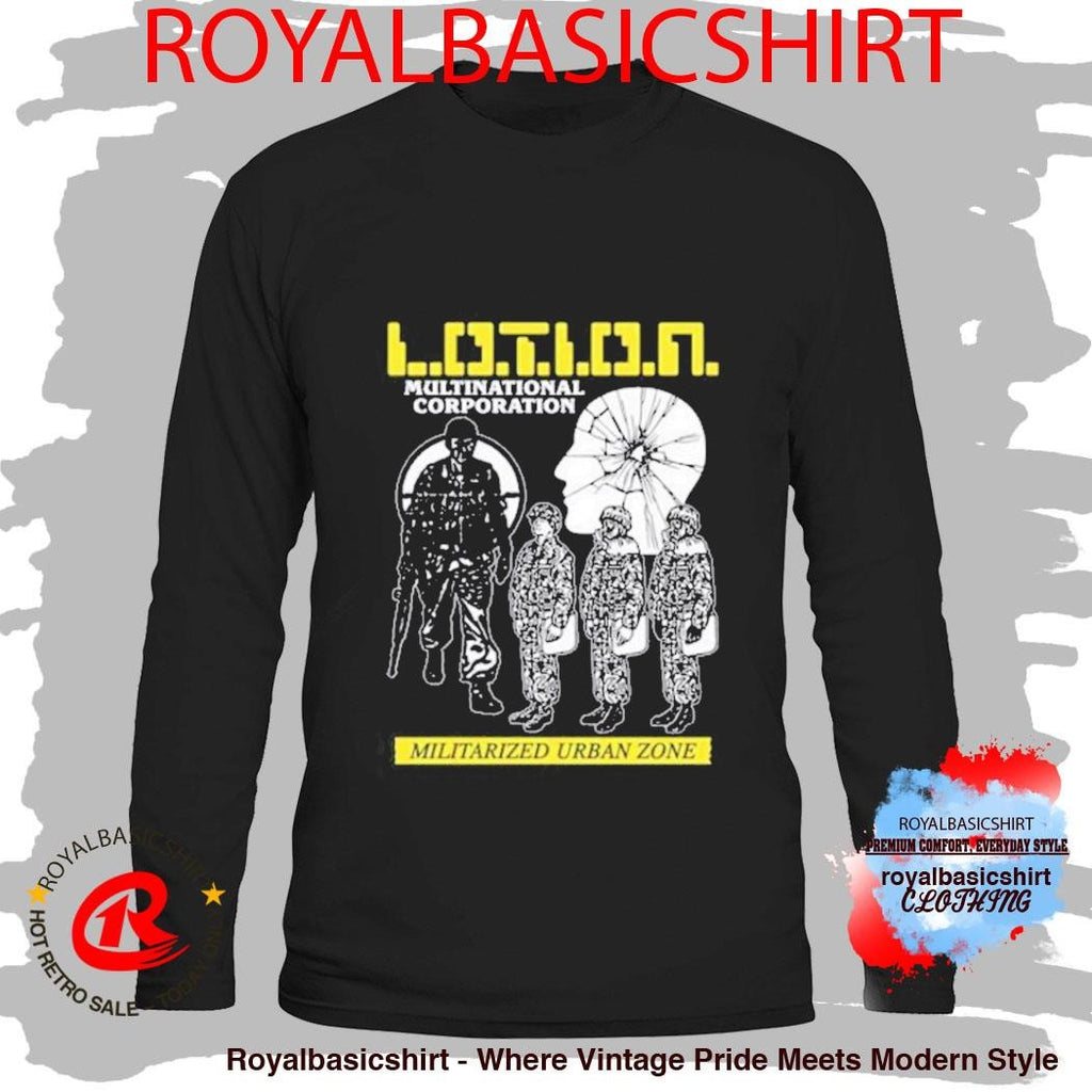 L.O.T.I.O.N. Multinational Corporation Militarized Urban Zone Shirt