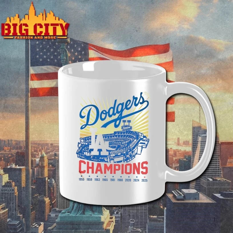 LA Baseball World Series Champion 1955 1959 1963 1965 1981 1988 2020 2024 2025 shirt