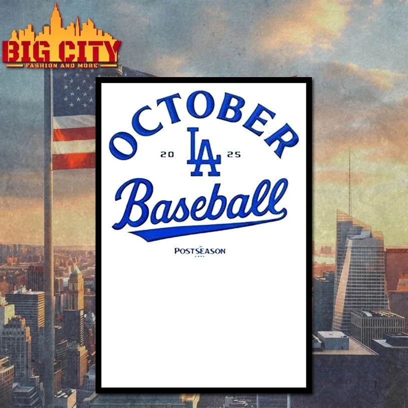 LA Dodgers October Baseball 2025 shirt