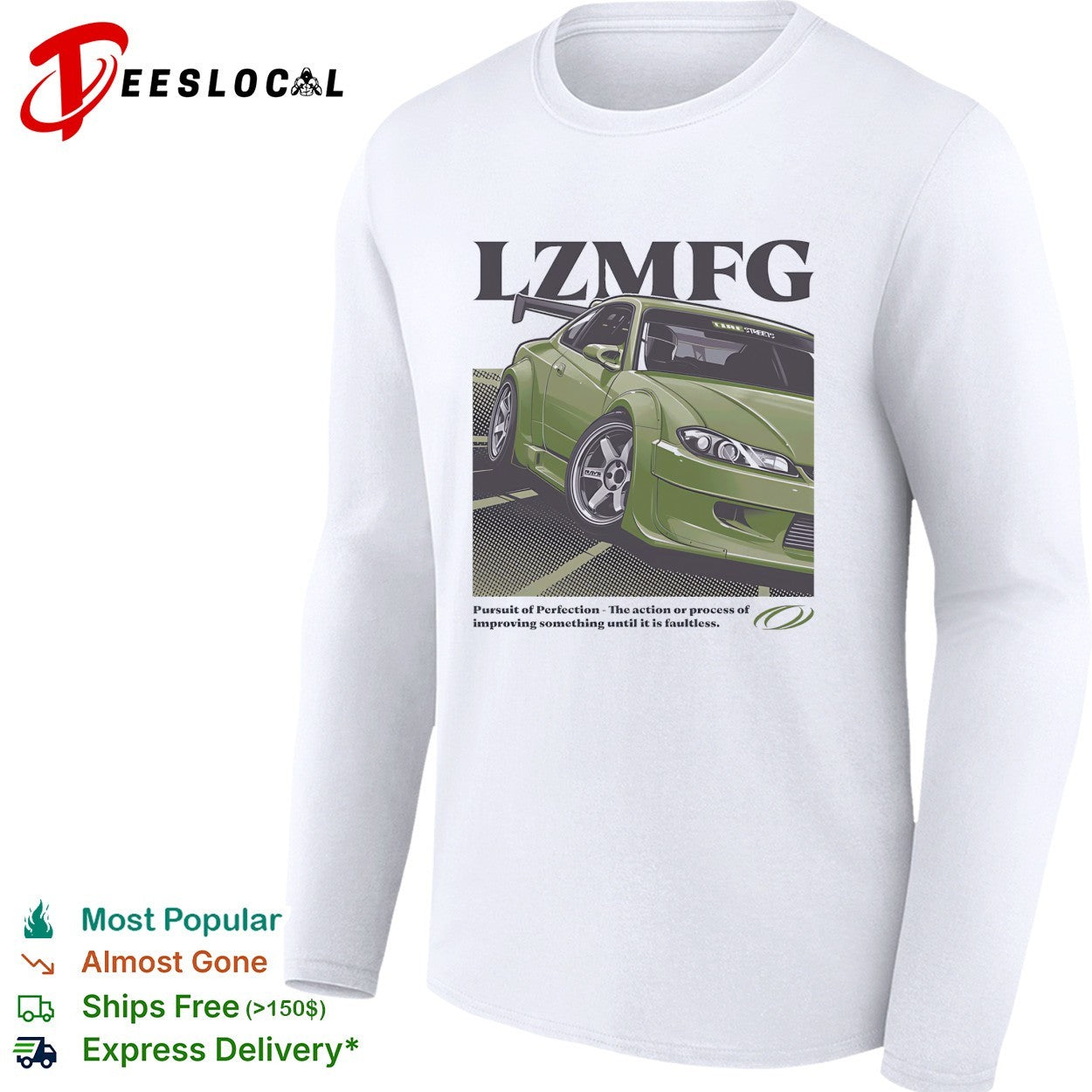 LZMFG Nissan Silvia green shirt