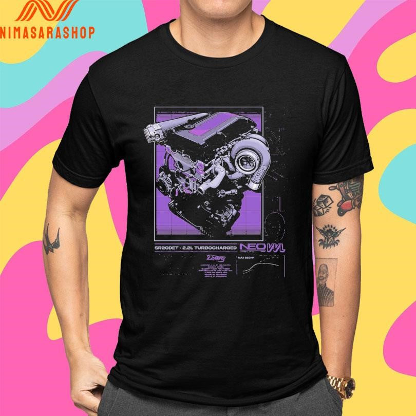 LZMFG Sr20det Turbocharged Neo Shirts