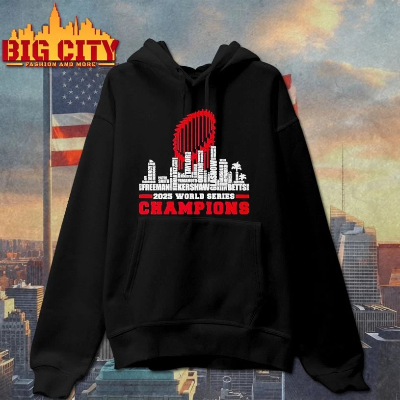 La Baseball 2025 All Team Player City Champions shirt