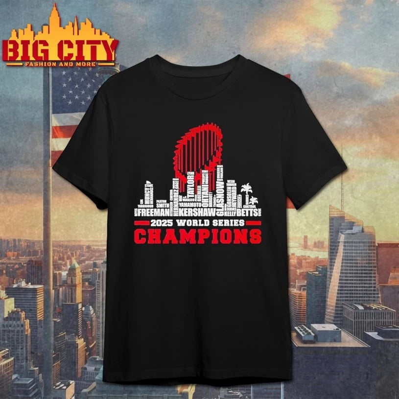 La Baseball 2025 All Team Player City Champions shirt