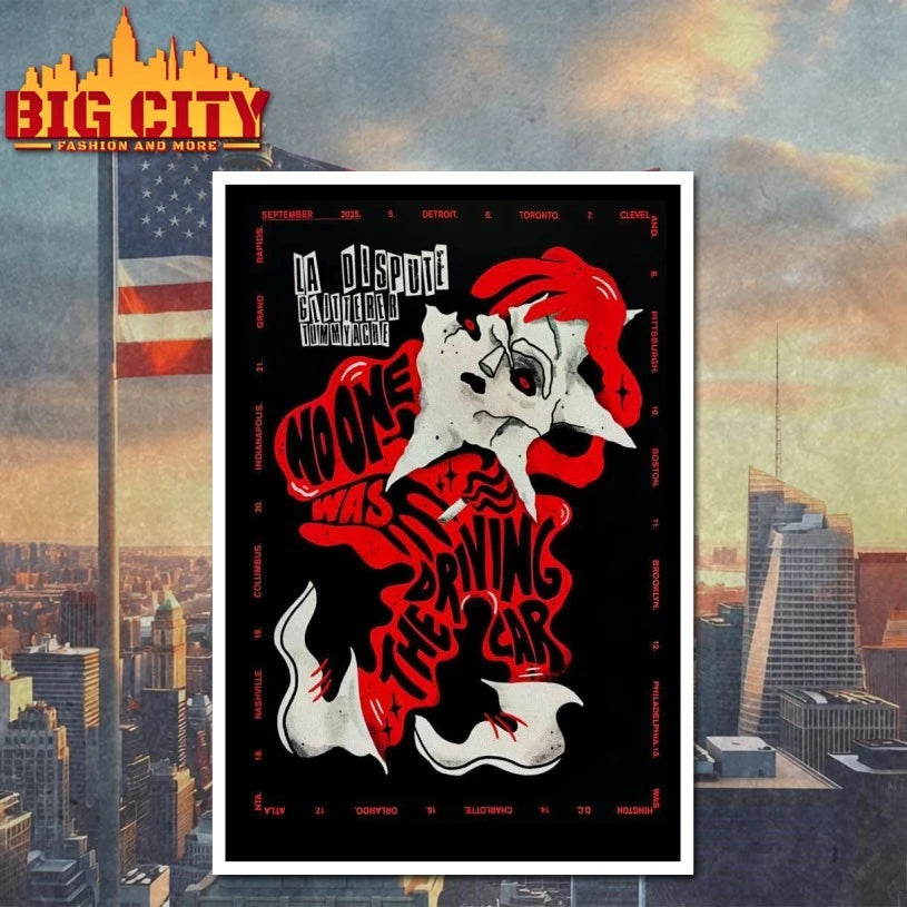 La Dispute September 2025 Shows Poster Shirts