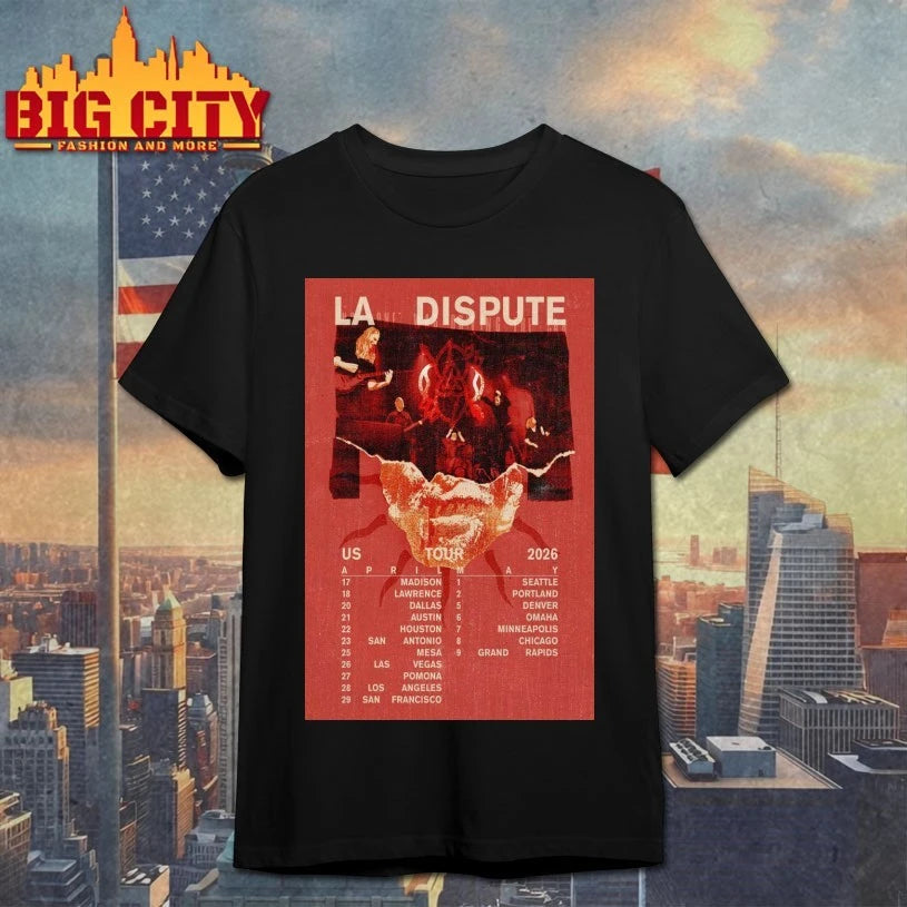 La Dispute US Tour April &amp; May 2026 Tour Poster Shirt
