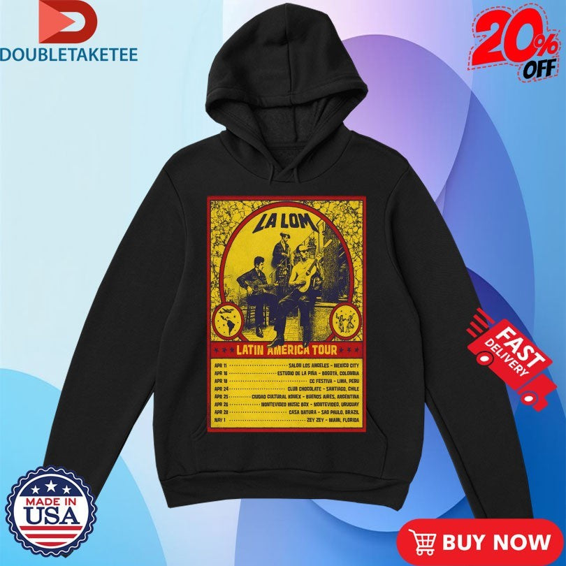 La Lom 2026 Latin America Tour Dates T-shirts