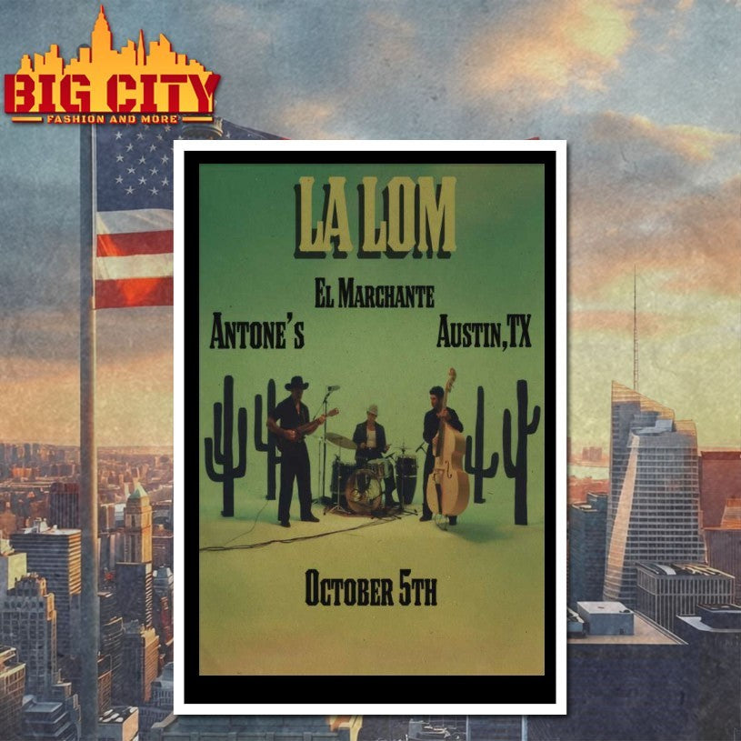 La Lom October 5 2025 Antone’s Nightclub In Austin TX Poster Shirt