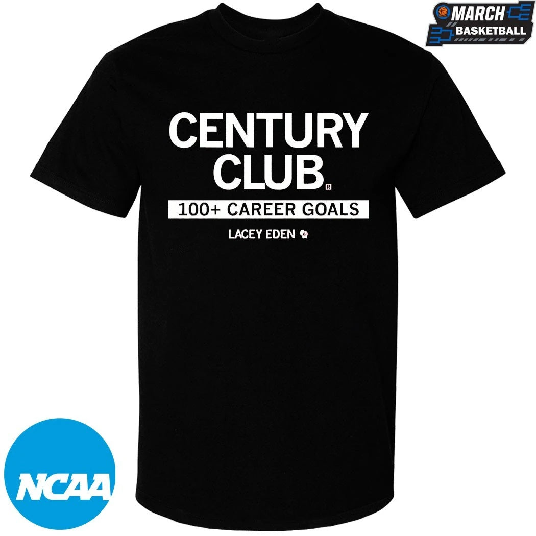 Lacey Eden Century Club 100+ Career Goals T-shirts