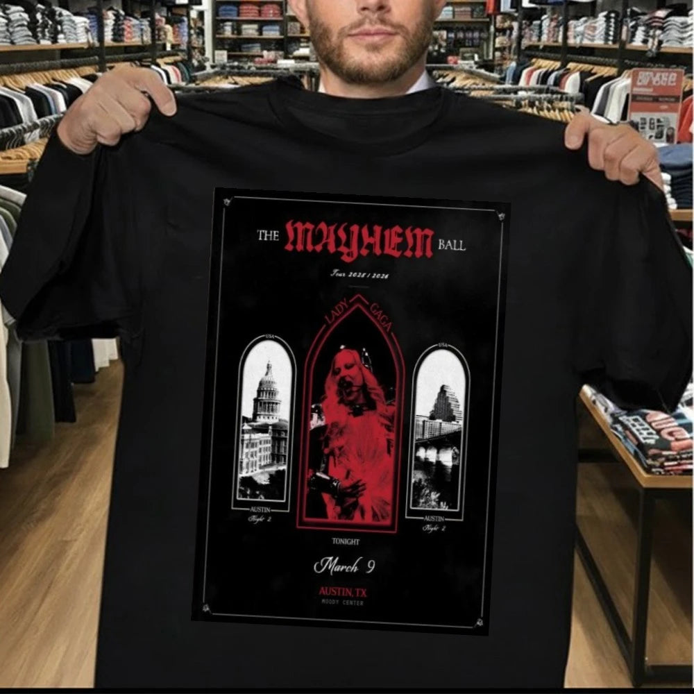Lady Gaga Mar 9 2026 Moody Center In Austin TX Poster Shirt