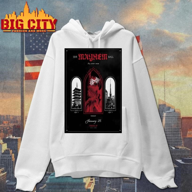 Lady Gaga Tokyo Dome in Tokyo JP Jan 26 2026 Poster Shirt
