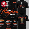 Lady Gaga x Vegas Gold Knights The Mayhem Ball Tour Two Sided Shirt