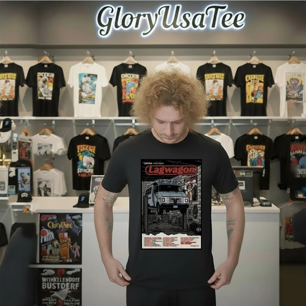 Lagwagon Tour European 2026 Poster Shirt