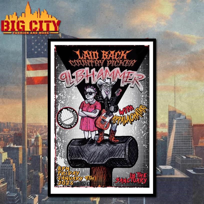 Laidback Countrypicker Jan 9 2026 The Southgate House Revival in Newport KY Poster Shirt