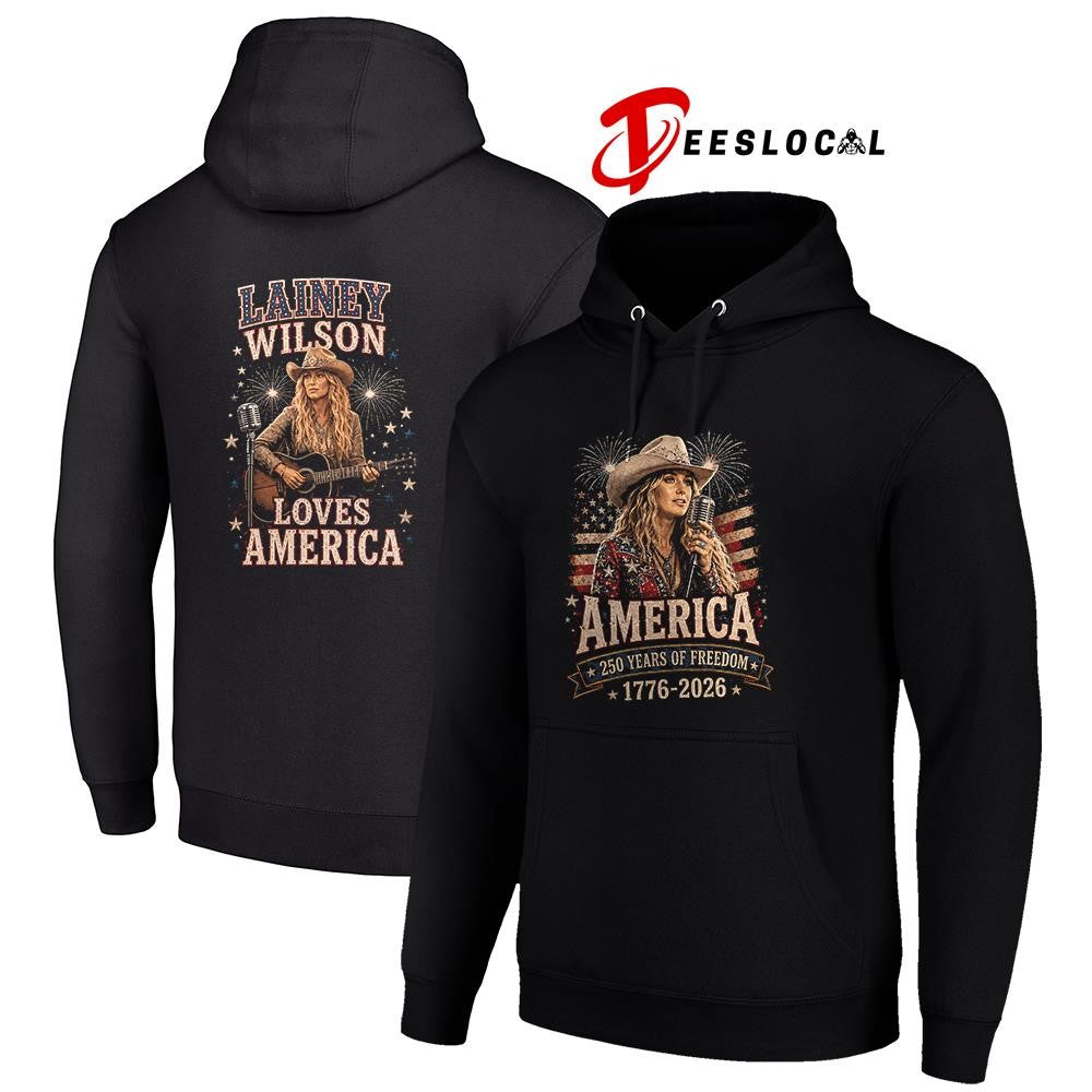 Lainey Wilson America 250 years of freedom loves America shirt