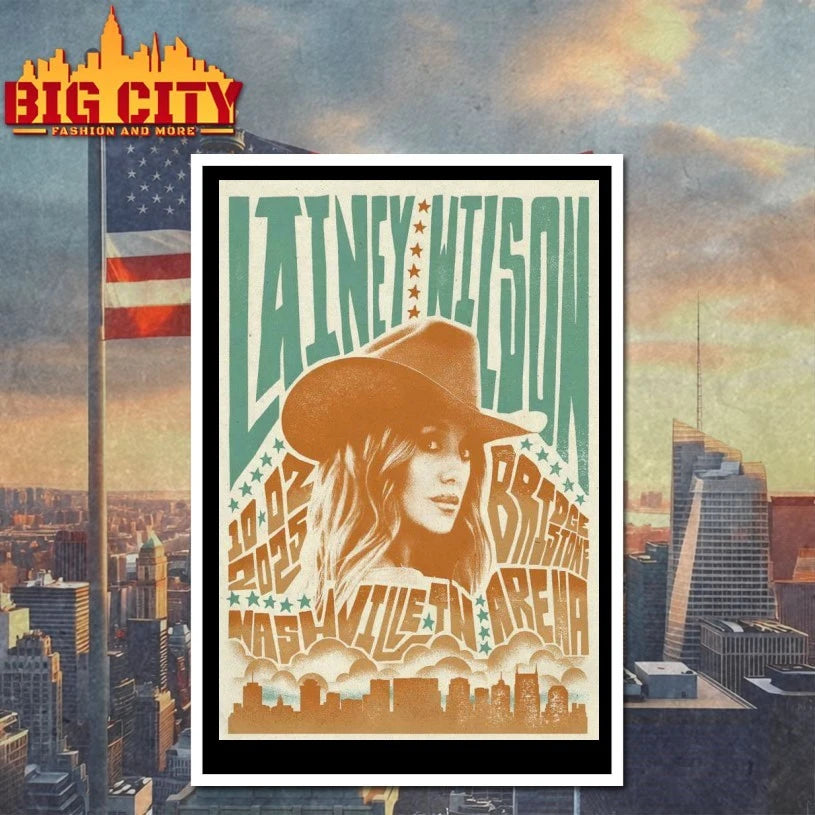 Lainey Wilson Bridgestone Arena In Nashville TN October 2 2025 Poster shirt