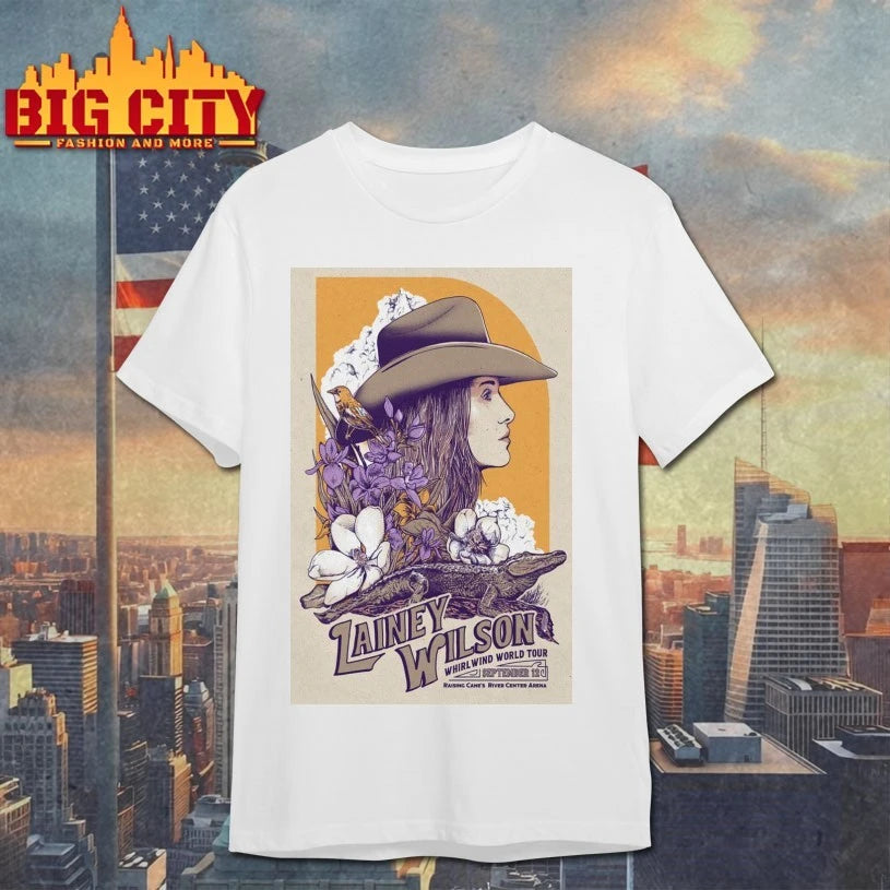 Lainey Wilson Raising Cane’s River Center Arena Sep 12, 2025 Poster shirt