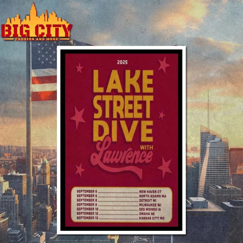 Lake Street Dive Kansas City MO 09-13-2025 Poster shirt