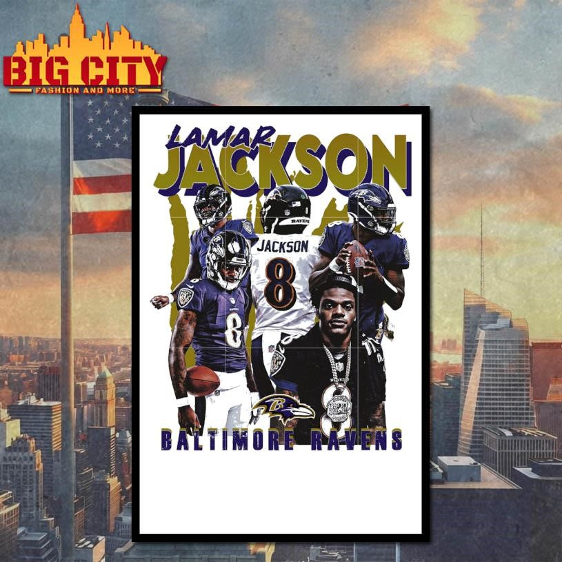 Lamar Jackson Baltimore Ravens Shirt