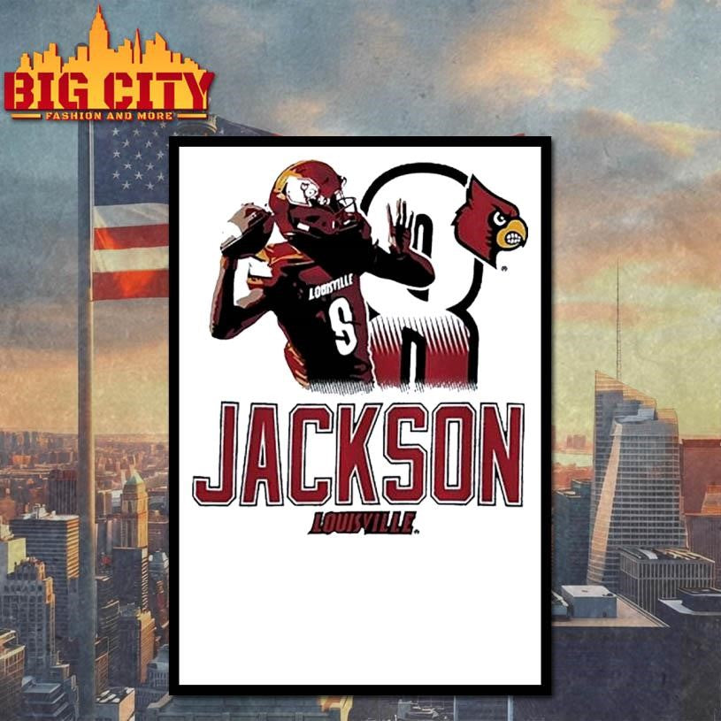 Lamar Jackson Louisville Cardinals Football The Victory Player Shirt
