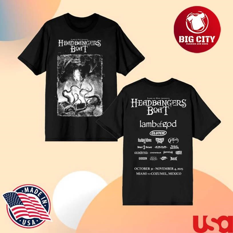 Lamb Of God Hbb 2025 Hicon Lineup Two Sided Shirt