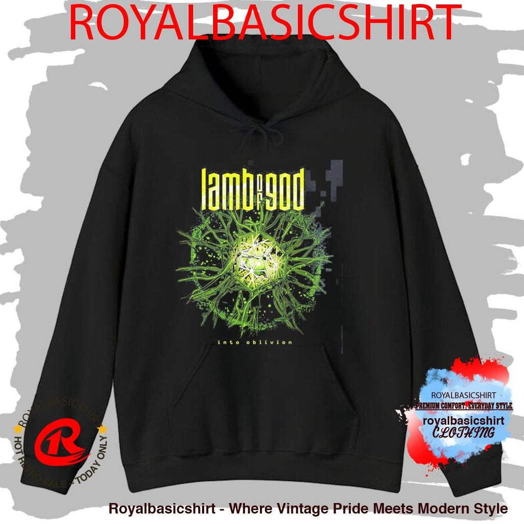 Lamb Of God Into Oblivion 10th Studio Album Cover Art Merch Burst T-Shirt