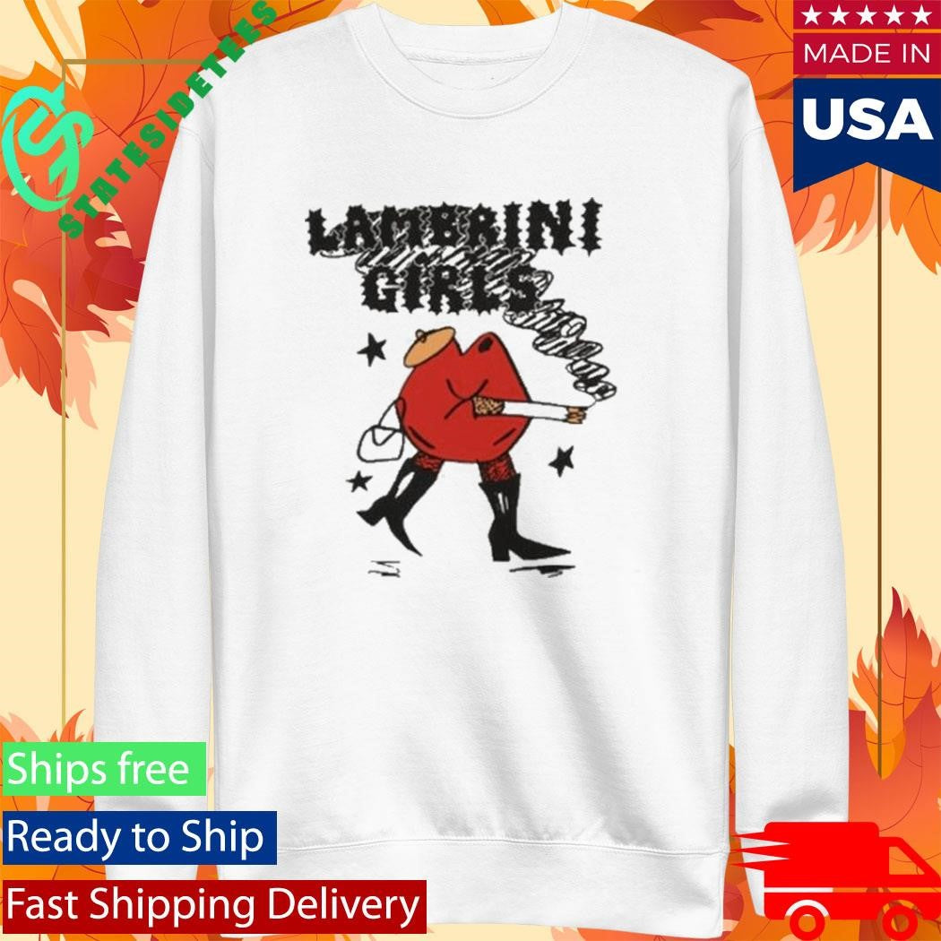 Lambrini Girls Lips Smoke Shirt