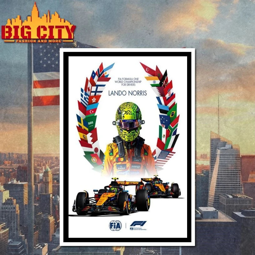 Lando Norris Formula One World Title 2025 Poster shirt
