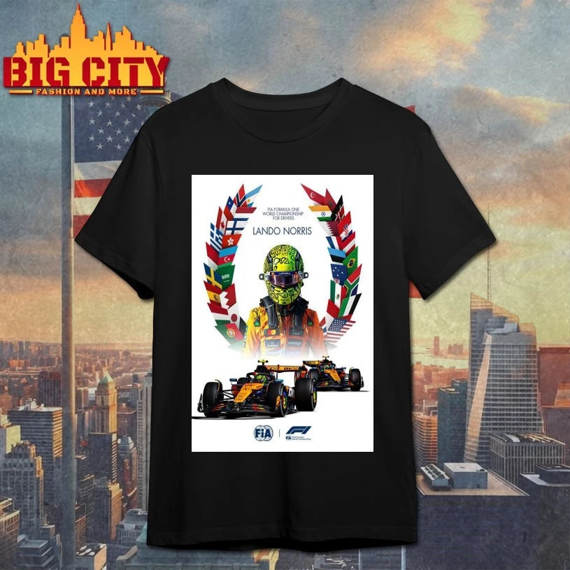 Lando Norris Formula One World Title 2025 Poster shirt