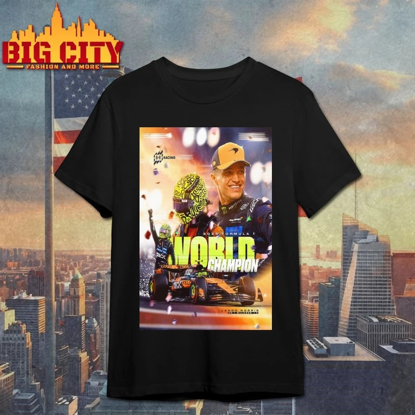 Lando Norris World Champion Formula One 2025 Poster shirt
