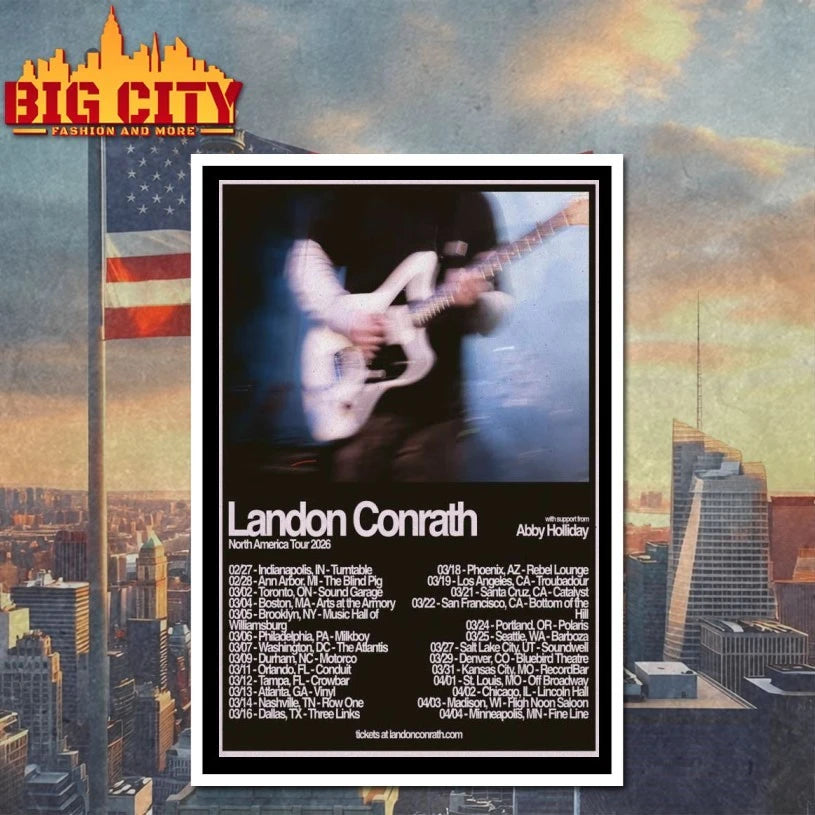 Landon Conrath North America Tour 2026 Poster Shirt