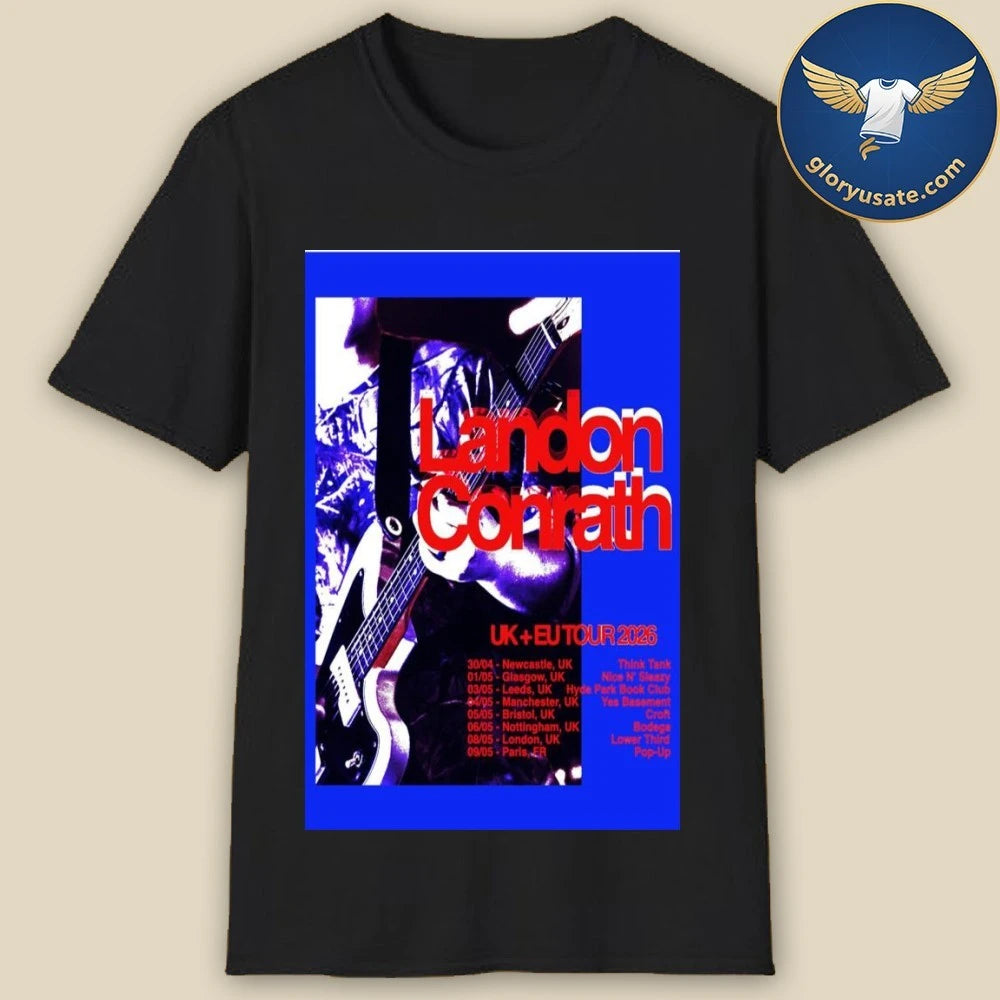 Landon Conrath UK &amp; Europe Tour 2026 Poster Shirt