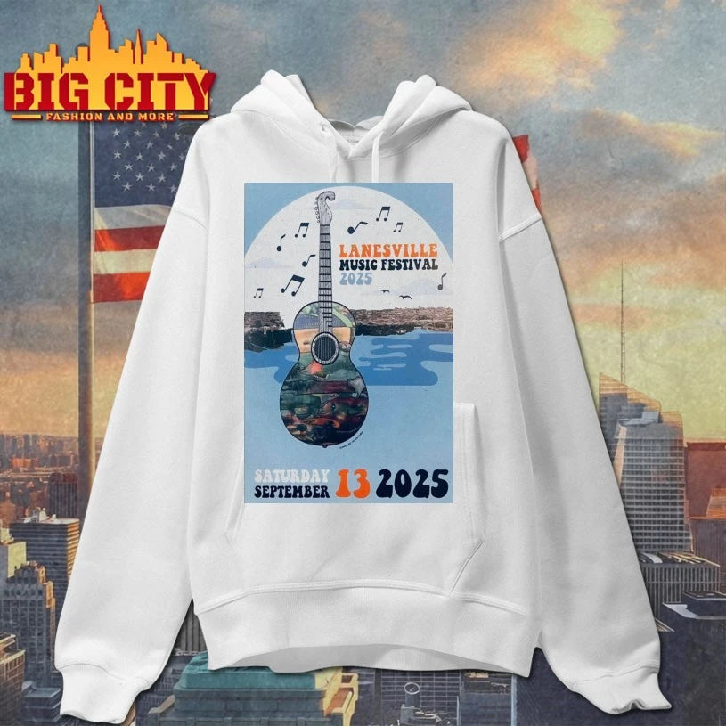 Lanesville Music Festival next Saturday, Sept 13th 2025 Poster shirt