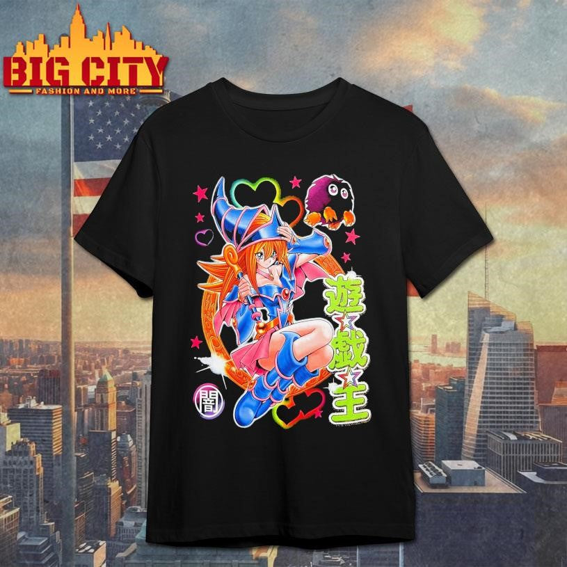 Large Adult Hot Topic Yu-Gi-Oh! Dark Magician Shirt
