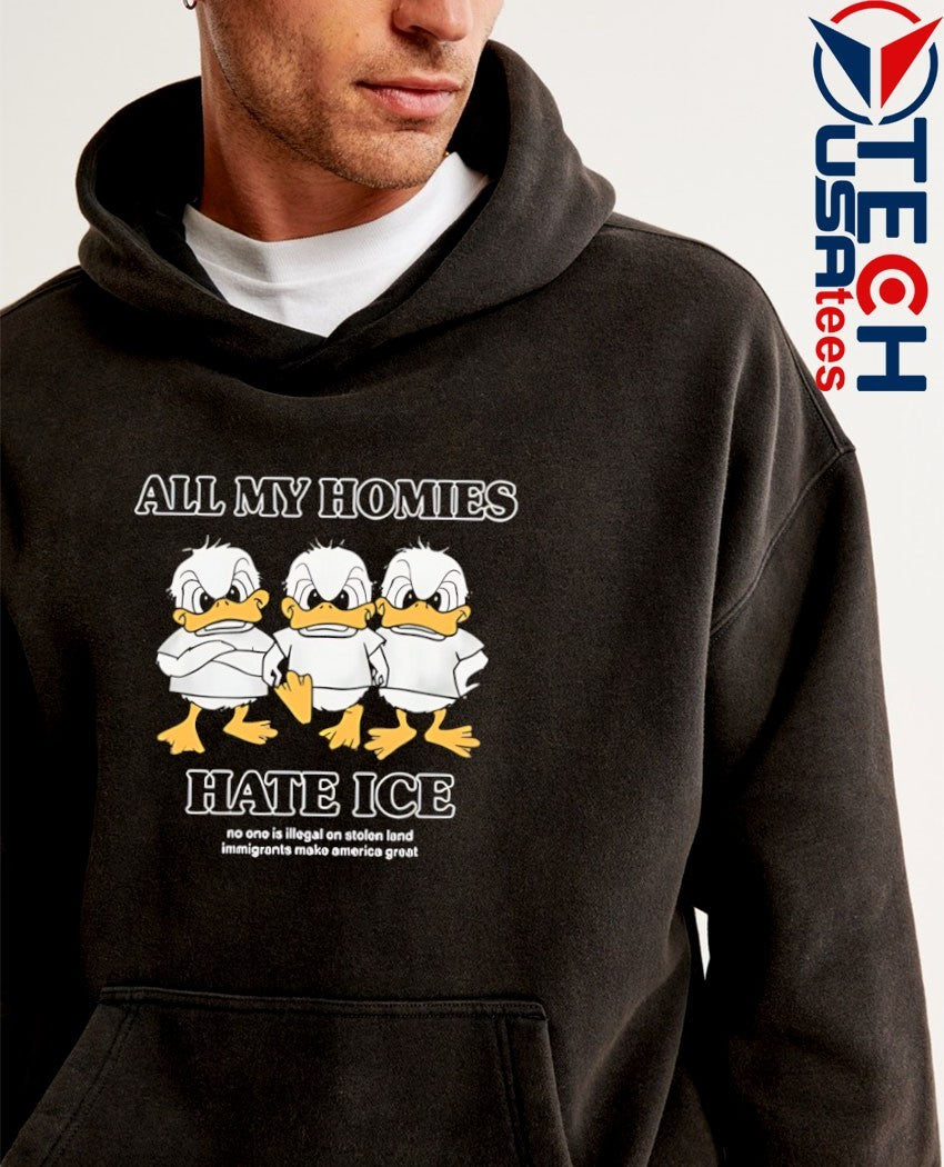 Larry Nance Jr. all my homies hate ICE shirt