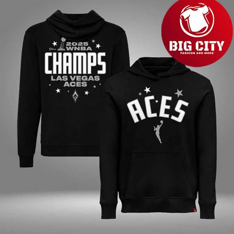 Las Vegas Aces 2025 WNBA Finals Champions Victory Two Sided Shirt