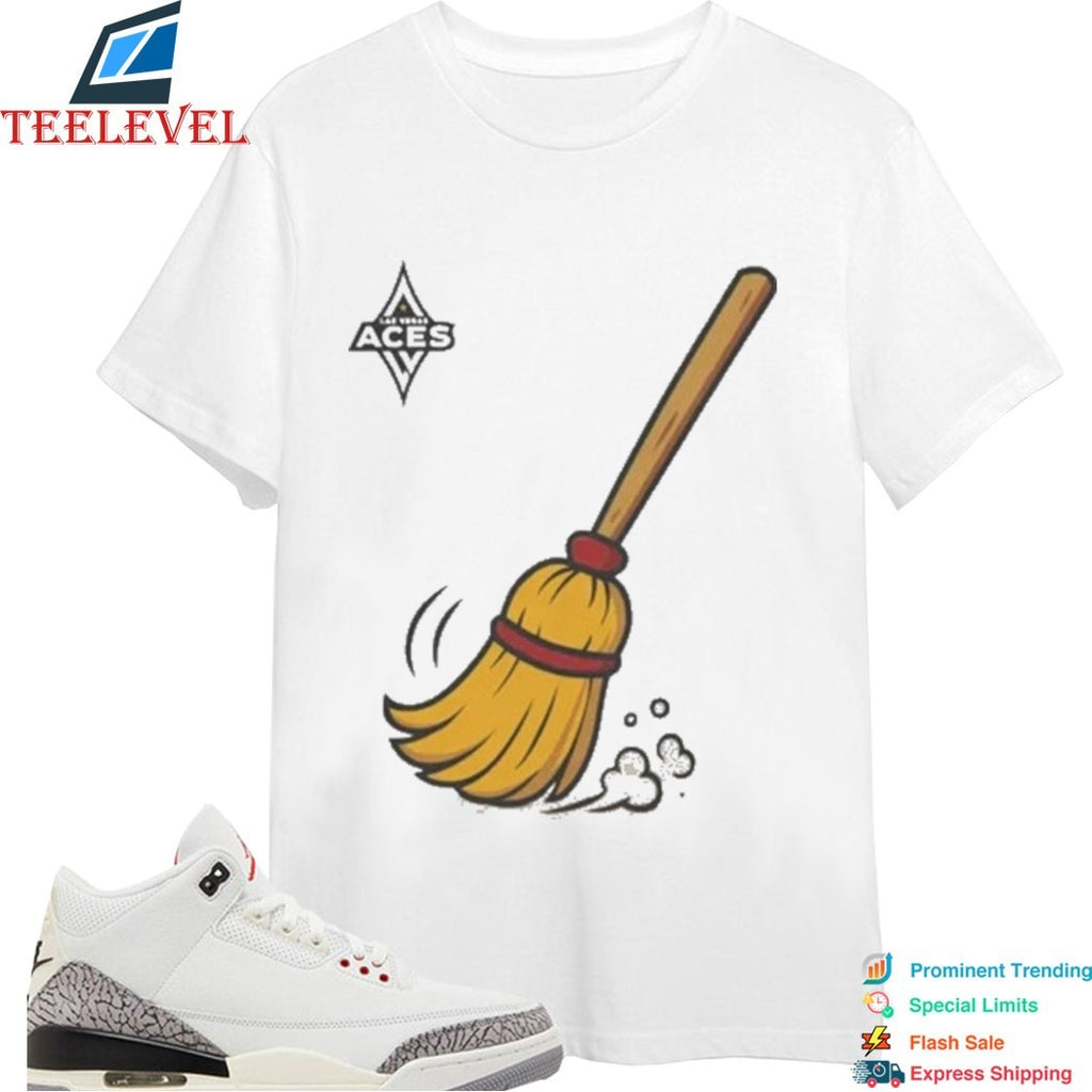 Las Vegas Aces Sweep Brooms T-shirts