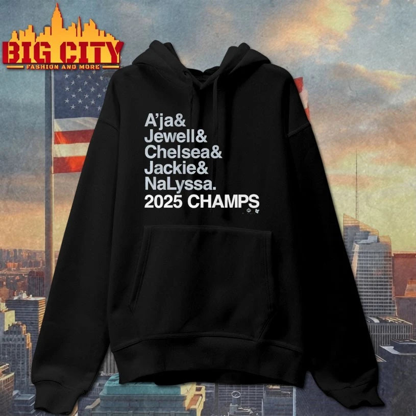 Las Vegas A’ja &amp; Jewell &amp; Chelsea &amp; Jackie &amp; Nalyssa 2025 Champs shirt