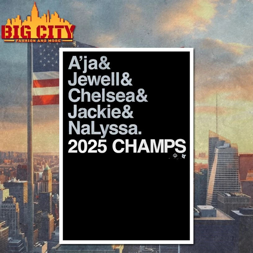 Las Vegas A’ja &amp; Jewell &amp; Chelsea &amp; Jackie &amp; Nalyssa 2025 Champs shirt
