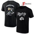 Las Vegas Raiders x Gangsta Mickey Mouse middle finger shirt