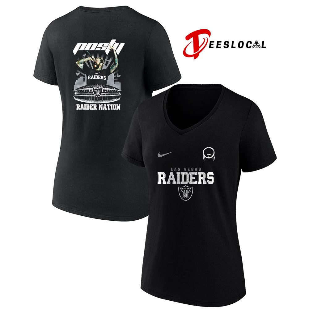 Las Vegas Raiders x Post Malone Posty stadium shirt